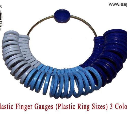 Plastic Finger Gauges (Plastic Ring Sizes) 3 Color Jewellery Tools In India